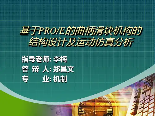 曲柄滑块机构PPT