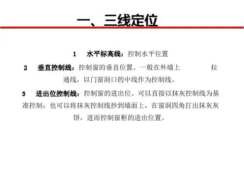 铝合金门窗钢副框安装过程图解