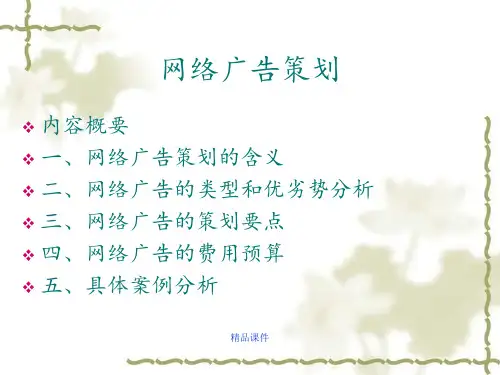 网络广告策划
