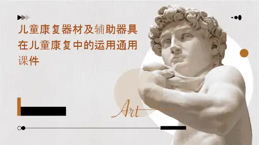 儿童康复器材及辅助器具在儿童康复中的运用通用课件