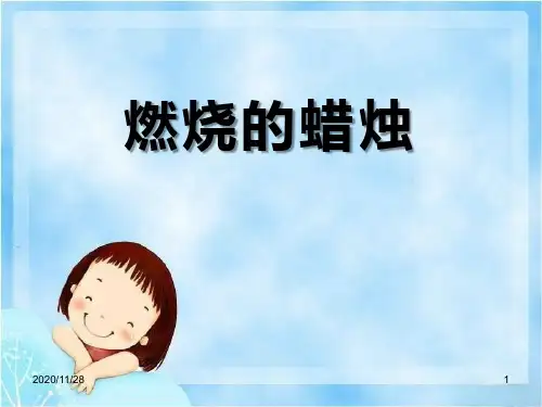 湘教版四年级下册科学《燃烧的蜡烛》精品PPT教学课件 (2)