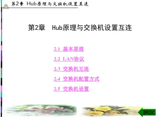 网络工程设计与实践(第二版)第2章Hub原理与交换机设置互连