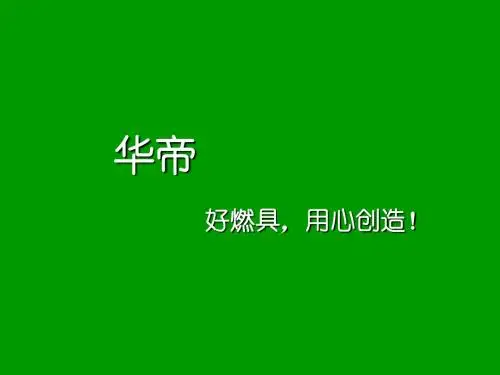 策划案例—华帝燃具品牌核心概念及推广策略