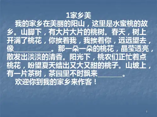 二年级写话ppt课件