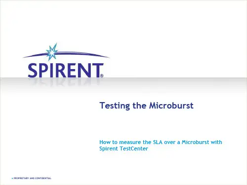 spirent 思博伦 Test-centerTesting