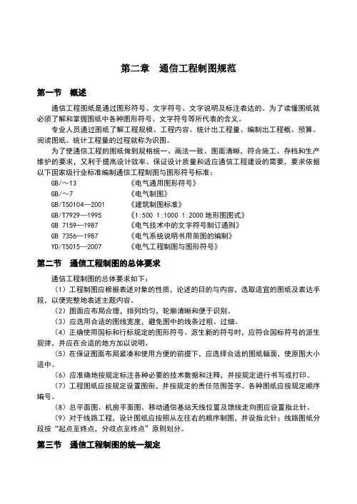 通信工程制图规范