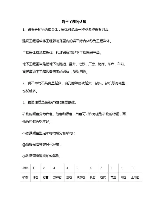岩土工程的认识