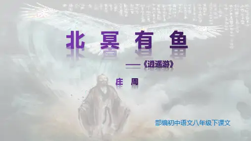 2022-2023学年部编版语文八年级下册 第21课《北冥有鱼》课件PPT(共26页)