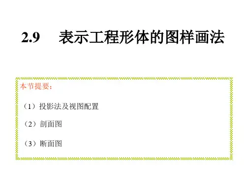 画法几何投影法及视图配置讲解