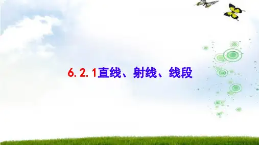  6.2.1 直线、射线、线段 课件 2024-2025学年人教版数学七年级上册