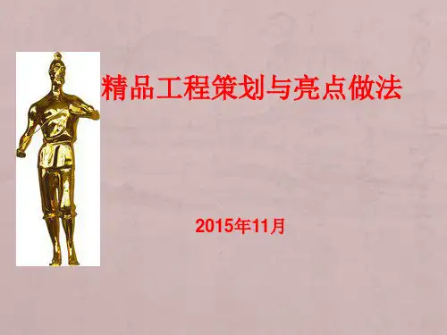 房建5大分项工程策划及亮点做法讲义汇报(图文丰富)
