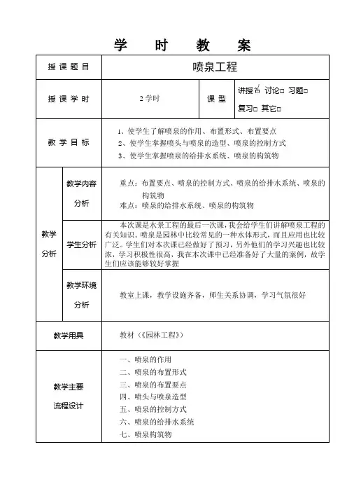园林工程13-水景工程(四)
