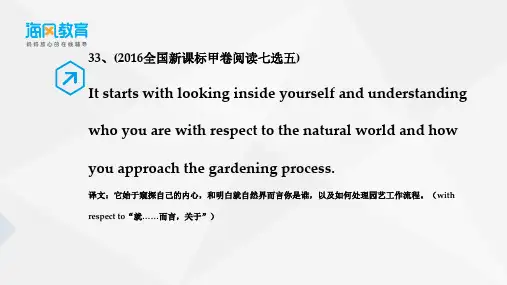 22 高考英语长难句解析(20句)