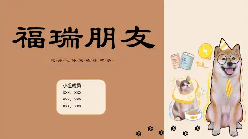 宠物店路演PPT