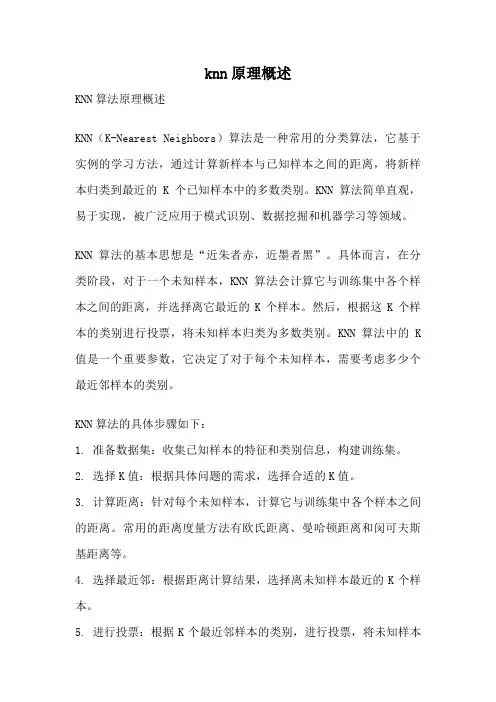knn原理概述