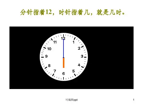 认识钟表(大约时间)