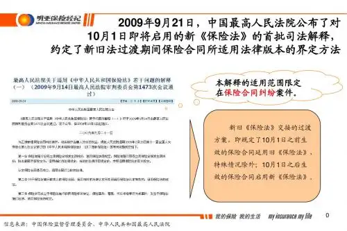 最高院对《保险法》的司法解释