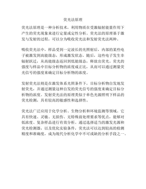 荧光法原理