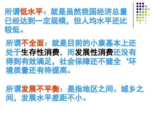 走向全面小康33页PPT