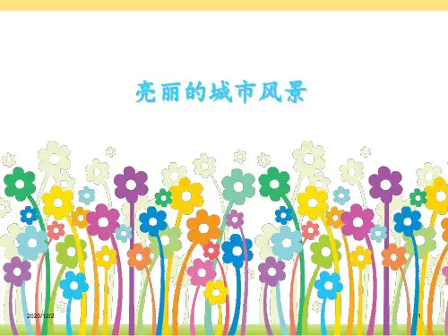 《亮丽的城市风景》参考 ppt课件
