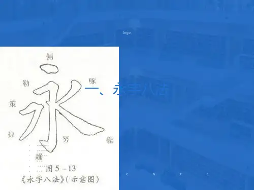 永字八法基本笔画规律
