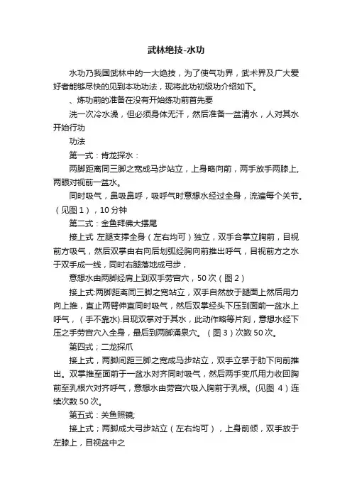 武林绝技-水功