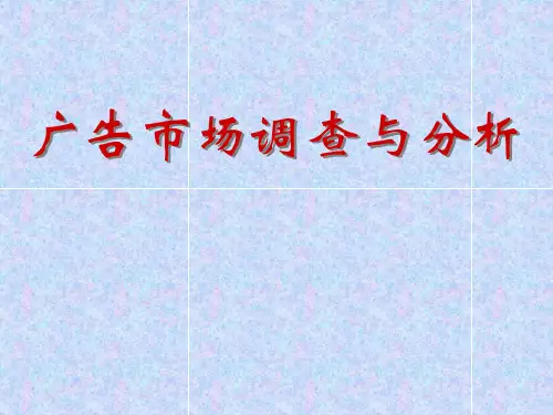 广告调查概述