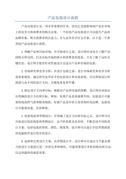 产品包装设计流程