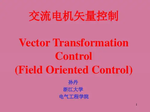 2.1-异步电机矢量控制ppt课件