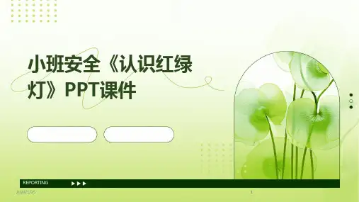 2024版小班安全《认识红绿灯》PPT课件