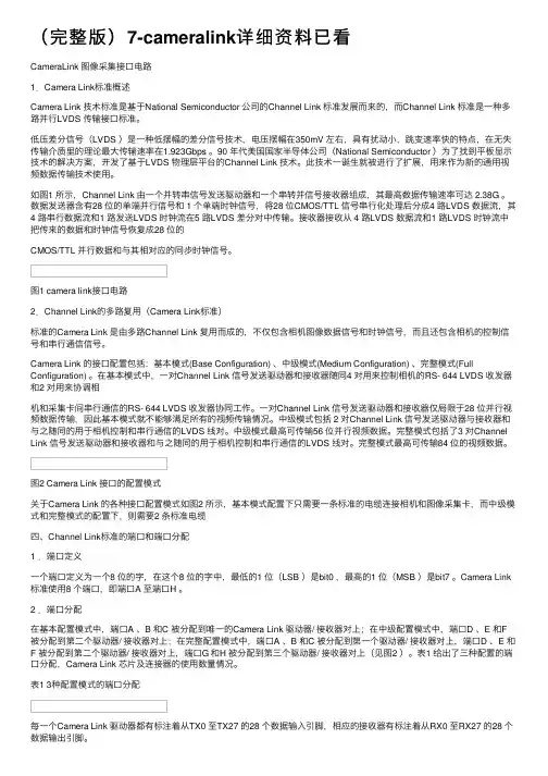 （完整版）7-cameralink详细资料已看
