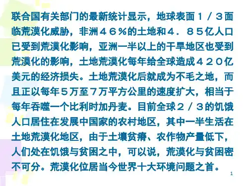 西北荒漠化.ppt