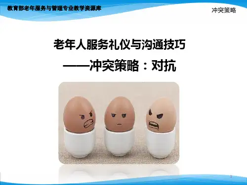 人际冲突策略：对抗.pptx