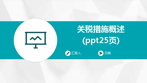 关税措施概述(ppt25页)