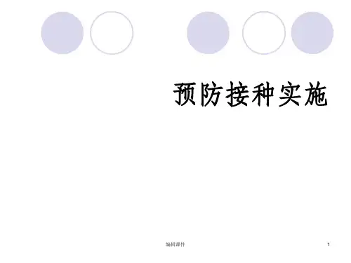 预防接种人员专业培训接种实施ppt课件
