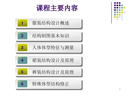 服装结构设计一5裤装结构设计及原理
