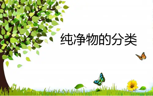 人教九上化学4.3水的组成- 纯净物的分类课件(共12张PPT)