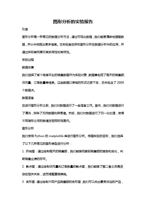 图形分析的实验报告
