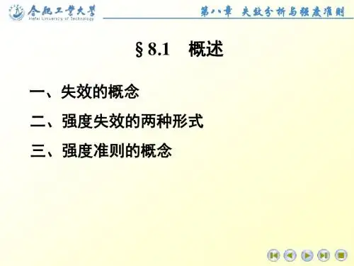 失效分析与强度准则