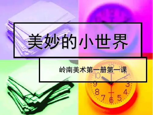 《美妙的小世界》课件