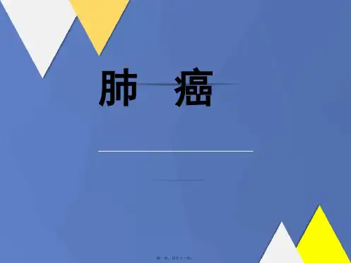 肺癌(教学查房