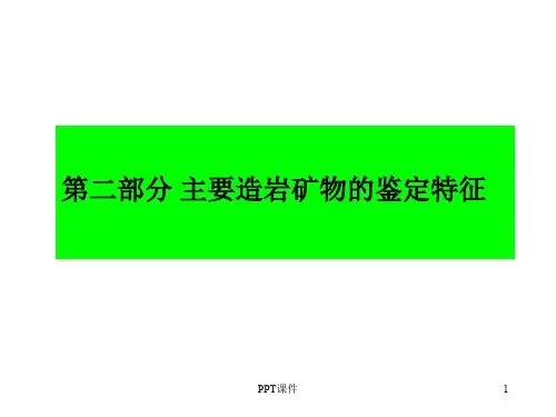 主要造岩矿物(全)  ppt课件