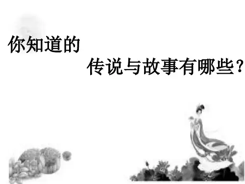 中草药故事神话和传说课件