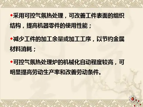 精选可控气氛热处理设备概述