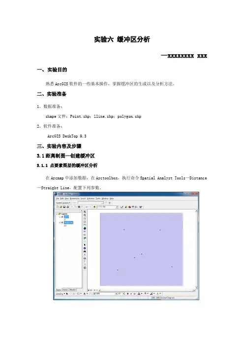 空间分析原理与方法缓冲区分析