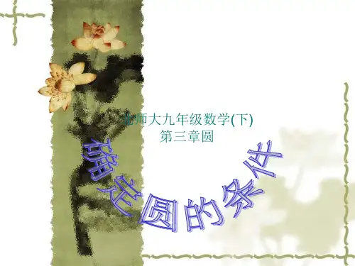 初中九年级数学  确定圆的条件 (2)