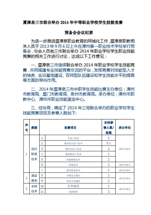 [同安职校]卓金恭_厦漳泉三市联合举办2014年中等职业学校学生技能竞赛