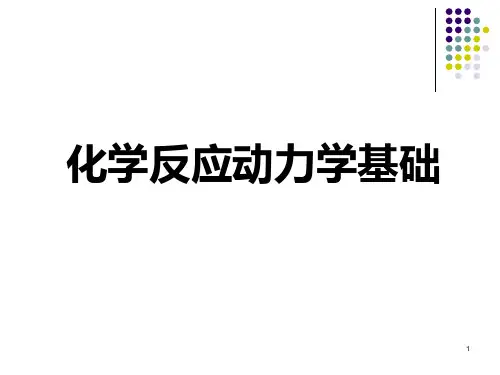 化学反应动力学基础NPPT课件