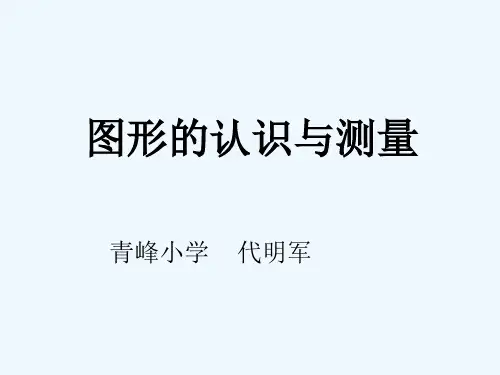 图形的认识与测量教学PPT