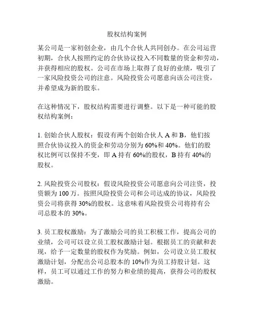 股权结构案例